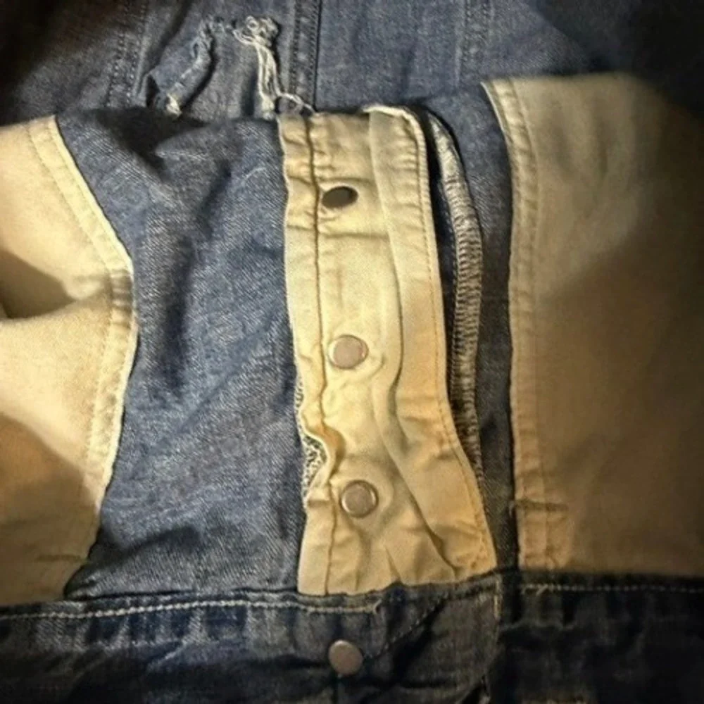 Ralph Lauren Polo Patchwork Sportsman Repaired Utility Denim Western Jeans 34x28